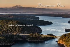 PC 1079 Deception Pass Postcard TN